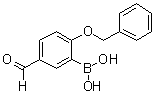 structure of CAS# 1310384-22-5, 2-苄氧基-5-甲酰基苯硼酸