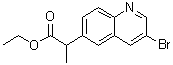 CAS # 1311992-92-3, 3-Bromo-alpha-methyl-6-quinolineacetic acid ethyl ester