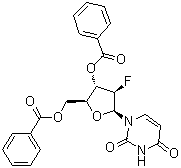 CAS # 1312300-53-0, 1-(3,5-Di-O-benzoyl-2-deoxy-2-fluoro-beta-L-arabinofuranosyl)-2,4(1H,3H)-pyrimidinedione