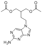 CAS # 131266-15-4, Famciclovir N7-Isomer, [2-(acetyloxymethyl)-4-(2-aminopurin-7-yl)butyl] acetate