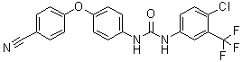 CAS # 1313019-65-6, N-[4-Chloro-3-(trifluoromethyl)phenyl]-N'-[4-(4-cyanophenoxy)phenyl]urea