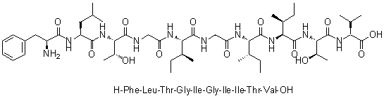 CAS 登录号：1313507-85-5, L-苯丙氨酰-L-亮氨酰-L-苏氨酰甘氨酰-L-异亮氨酰甘氨酰-L-异亮氨酰-L-异亮氨酰-L-苏氨酰-L-缬氨酸