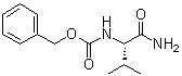 structure of CAS# 13139-28-1, 苄氧羰基-L-缬氨酰胺