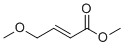 structure of CAS# 13168-99-5, 4-Methoxybut-2-enoic acid methyl ester