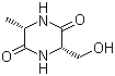 CAS # 13174-73-7, (3S,6S)-3-(Hydroxymethyl)-6-methyl-2,5-piperazinedione