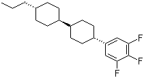 CAS # 131819-23-3, trans-4-(3,4,5-Trifluorophenyl)-trans-4'-propylbicyclohexane, 1,2,3-Trifluoro-5-[(trans,trans)-4'-propyl[1,1'-bicyclohexyl]-4-yl]benzene