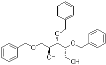 CAS 登录号：131897-00-2, 1,3,4-三-O-(苯基甲基)-D-核糖醇