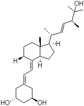 CAS # 131918-61-1, Paricalcitol, Zemplar, (1R,3R)-5-[(2E)-2-[(1R,3aS,7aR)-1-[(E,2R,5S)-6-Hydroxy-5,6-dimethylhept-3-en-2-yl]-7a-methyl-2,3,3a,5,6,7-hexahydro-1H-inden-4-ylidene]ethylidene]cyclohexane-1,3-diol