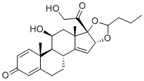 structure of CAS# 131918-64-4, 14,15-Dehydro Budesonide