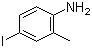 structure of CAS# 13194-68-8, 4-碘-2-甲基苯胺