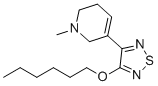 CAS # 131986-45-3, Xanomeline, 3-hexoxy-4-(1-methyl-3,6-dihydro-2H-pyridin-5-yl)-1,2,5-thiadiazole