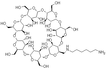 CAS # 131991-61-2, 6A-[(6-Aminohexyl)amino]-6A-deoxy-beta-cyclodextrin