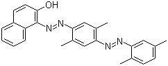 structure of CAS# 1320-06-5, 溶剂红 27