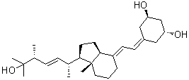 CAS # 132015-95-3, (1R,3R)-5-[(2E)-2-[(1R,3aS,7aR)-Octahydro-1-[(1R,2E,4R)-5-hydroxy-1,4,5-trimethyl-2-hexen-1-yl]-7a-methyl-4H-inden-4-ylidene]ethylidene]-1,3-cyclohexanediol