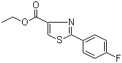CAS # 132089-35-1, 2-(4-Fluorophenyl)thiazole-4-carboxylic acid ethyl ester