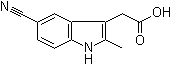 CAS # 13218-36-5, 5-Cyano-2-methylindole-3-acetic acid