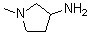 structure of CAS# 13220-27-4, (1-甲基吡咯烷-3-基)胺
