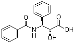 structure of CAS# 132201-33-3, N-苯甲酰基-(2R,3S)-3-苯基异丝氨酸