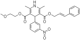 structure of CAS# 132203-70-4, 西尼地平