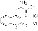 structure of CAS# 132210-25-4, 2-氨基-3-(1,2-二氢-2-氧代-4-喹啉基)丙酸二盐酸盐