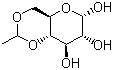 structure of CAS# 13224-99-2, 4,6-O-Ethylidene-alpha-D-glucose