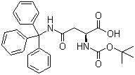 CAS # 132388-68-2, Boc-N-beta-Trityl-L-asparagine, Boc-Asn(Trt)-OH