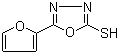 structure of CAS# 13239-11-7, 5-(2-Furyl)-1,3,4-oxadiazole-2-thiol