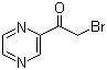 structure of CAS# 132426-19-8, 2-Bromo-1-pyrazin-2-ylethanone
