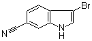 CAS # 1326714-80-0, 3-Bromo-1H-indole-6-carbonitrile