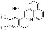 CAS # 132836-42-1, 1,2,3,4-Tetrahydro-1-(1-naphthalenylmethyl)-6,7-isoquinolinediol hydrobromide, YS 49