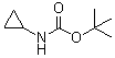 CAS # 132844-48-5, tert-Butyl N-(cyclopropyl)carbamate, Cyclopropylcarbamic acid tert-butyl ester, N-(tert-Butoxycarbonyl)cyclopropylamine