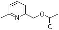 structure of CAS# 13287-64-4, (6-甲基吡啶-2-基)甲基乙酸酯