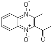 structure of CAS# 13297-17-1, 2-乙酰基-3-甲基喹喔啉-1,4-二氧化物