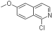 structure of CAS# 132997-77-4, 1-氯-6-甲氧基异喹啉