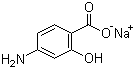 structure of CAS# 133-10-8, Sodium 4-aminosalicylate