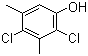 CAS # 133-53-9, 2,4-Dichloro-3,5-dimethylphenol, 2,4-Dichloro-1,3-xylenol, 3,5-Dimethyl-2,4-dichlorophenol, Dichloroxylenol, 2,4-Dichloro-3,5-xylenol, Ottacide, DCMX