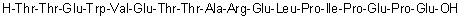CAS # 1330060-66-6, L-Threonyl-L-threonyl-L-alpha-glutamyl-L-tryptophyl-L-valyl-L-alpha-glutamyl-L-threonyl-L-threonyl-L-alanyl-L-arginyl-L-alpha-glutamyl-L-leucyl-L-prolyl-L-isoleucyl-L-prolyl-L-alpha-glutamyl-L-prolyl-L-glutamic acid