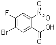 structure of CAS# 1330750-23-6, 5-溴-4-氟-2-硝基苯甲酸