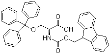 structure of CAS# 133180-01-5, Fmoc-O-trityl-L-threonine