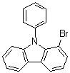 structure of CAS# 1333002-37-1, 1-Bromo-9-phenyl-9H-carbazole