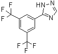 CAS # 1333154-10-1, 5-[3,5-Bis(trifluoromethyl)phenyl]-1H-1,2,4-triazole