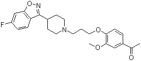 structure of CAS# 133454-47-4, 伊潘立酮