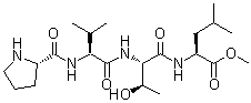 CAS # 133463-25-9, N-[N-(N-L-Prolyl-L-valyl)-L-threonyl]-L-leucine methyl ester