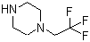 structure of CAS# 13349-90-1, 1-(2,2,2-三氟乙基)哌嗪