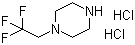 structure of CAS# 13349-91-2, 1-(2,2,2-三氟乙基)哌嗪二盐酸盐