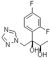 structure of CAS# 133775-25-4, (2R,3R)-2-(2,4-Difluorophenyl)-1-(1H-1,2,4-triazol-1-yl)-2,3-butanediol