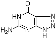 CAS # 134-58-7, 8-Azaguanine, 5-Amino-3,6-dihydro-[1,2,3]triazolo[4,5-d]pyrimidin-7-one, 5-Amino-1H-triazolo[4,5-d]pyrimidin-7-ol, 2-Amino-6-hydroxy-8-azapurine