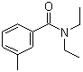CAS # 134-62-3, N,N-Diethyl-3-methylbenzamide, N,N-Diethyl-m-toluamide, m-Toluic acid diethylamide