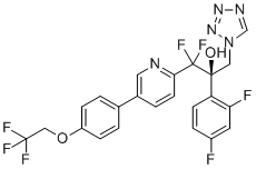 structure of CAS# 1340593-59-0, Oteseconazole