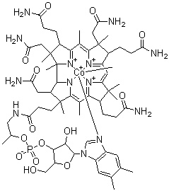 structure of CAS# 13422-55-4, 甲钴胺